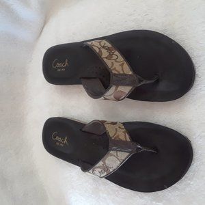 COACH flip flops